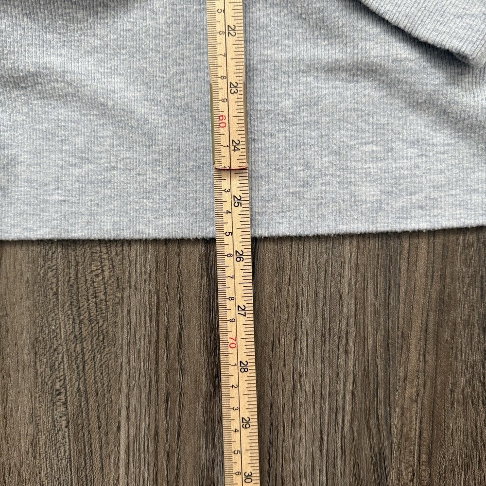Athleta Womens Gray Heather Long Sleeve Open Front Cardigan Sweater Small - Picture 7 of 13
